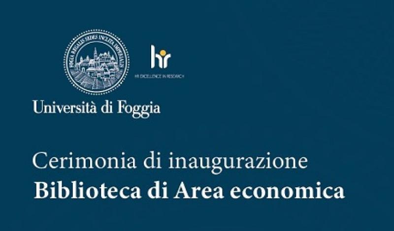 Cerimonia di inaugurazione Biblioteca di Area economia